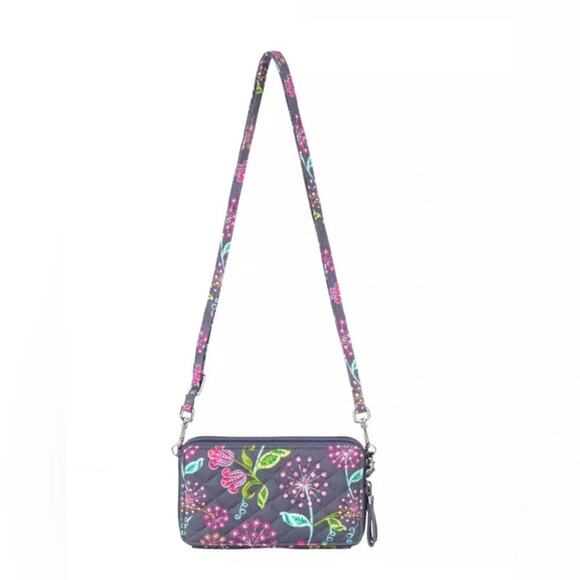 Vera Bradley Disney Mickey and Friends Gray All in One Crossbody Wristlet by NWT - Picture 1 of 10